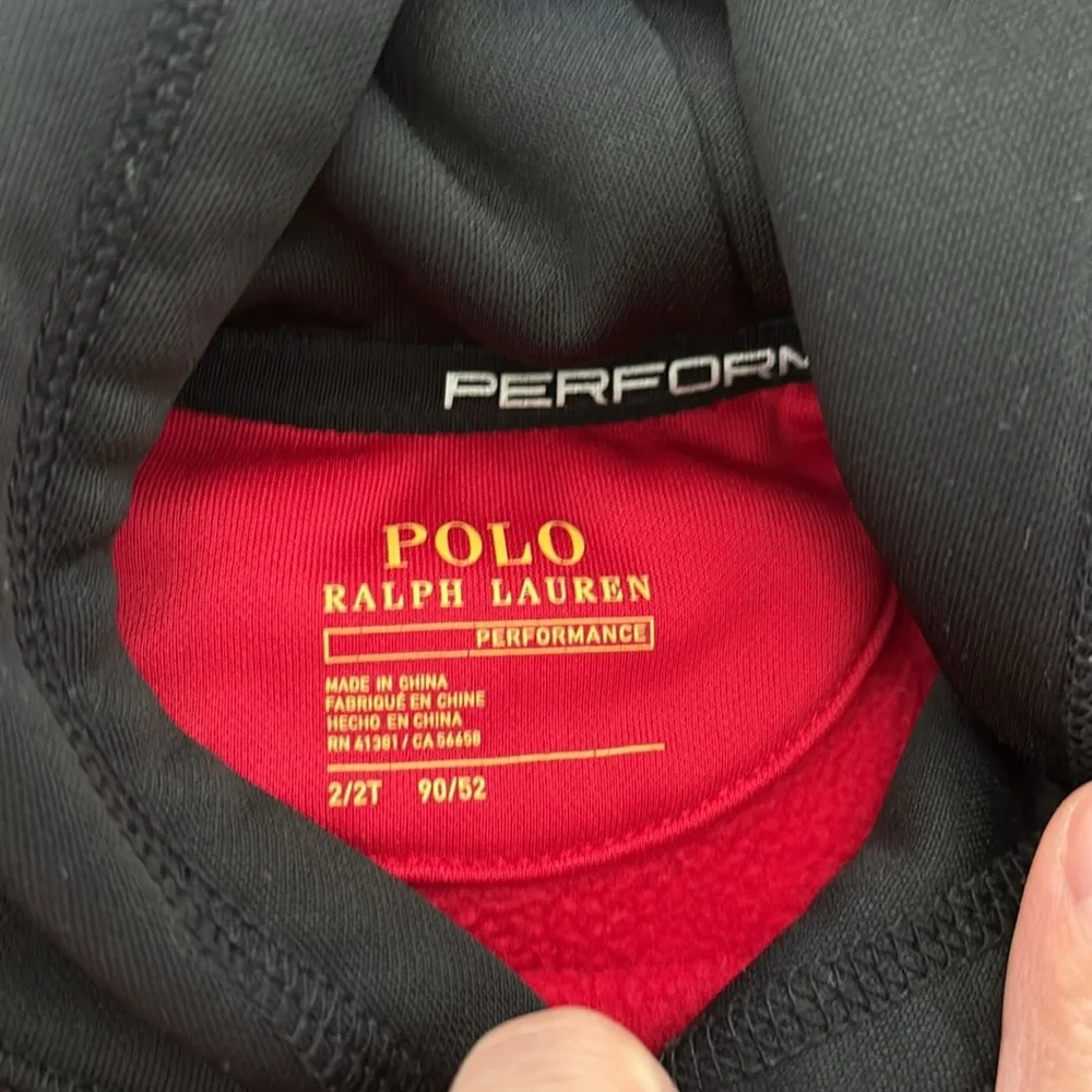 2-pc Polo Ralph Lauren Sweatshirt kids 2T Performance Hoodie &zip Jacket…